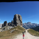 The view on top of Cinque Torri, also known as where it schaefft (only he’s not as easy to indentify as Waldo)